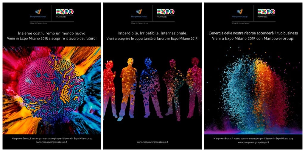 La campagna di comunicazione ManpowerGroup per Expo Milano 2015